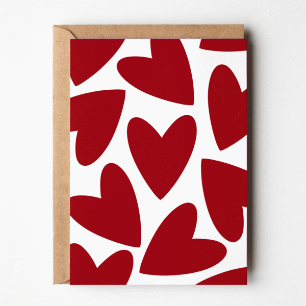 carte coeurs je t'aime