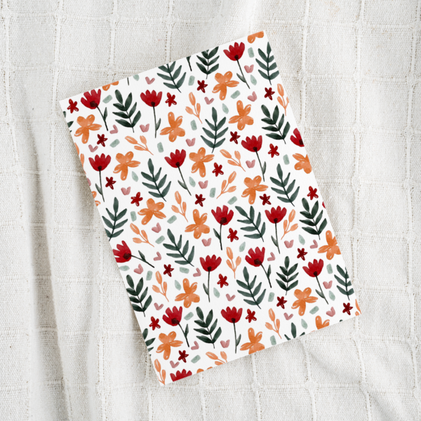 carte aquarelle fleurs