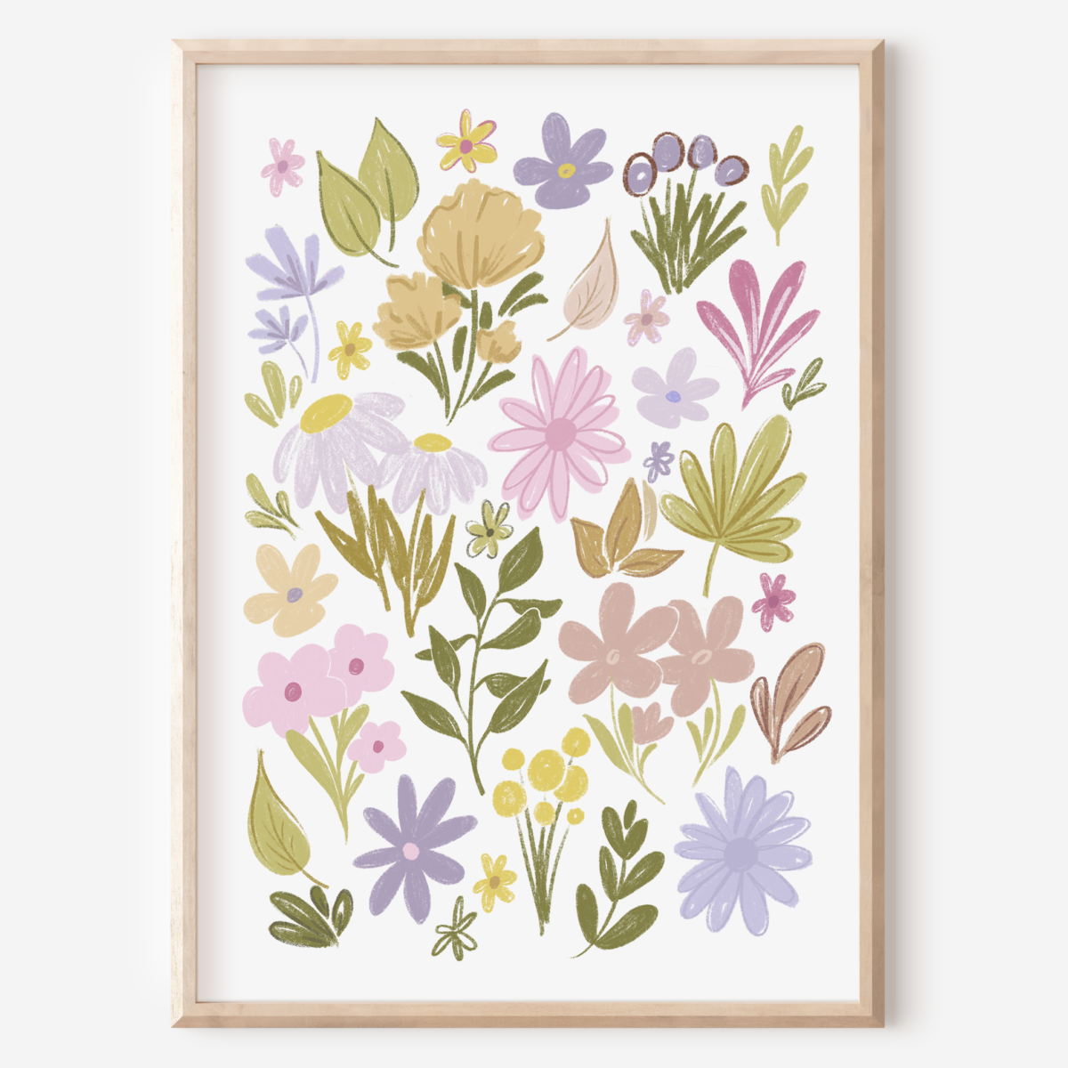 Affiche fleurs de printems