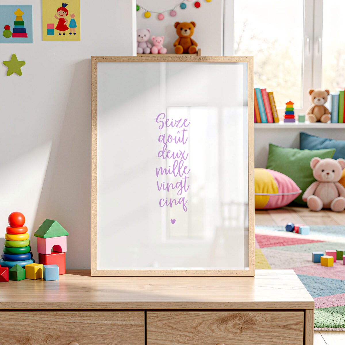 affiche enfant personnalisée