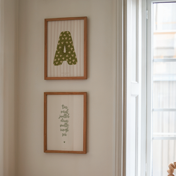 affiche déco chambre bébé