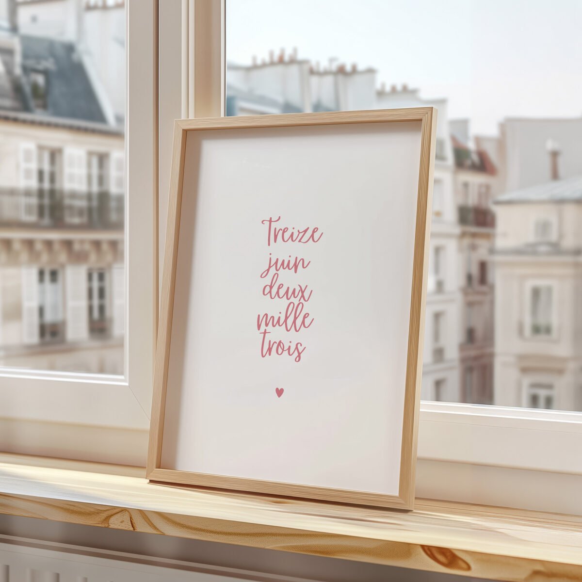 affiche date personnalisable