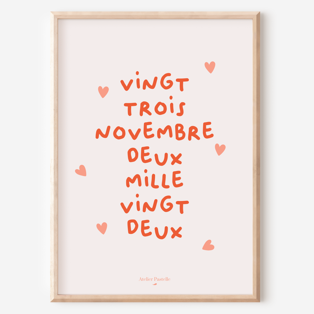 affiche date naissance enfant