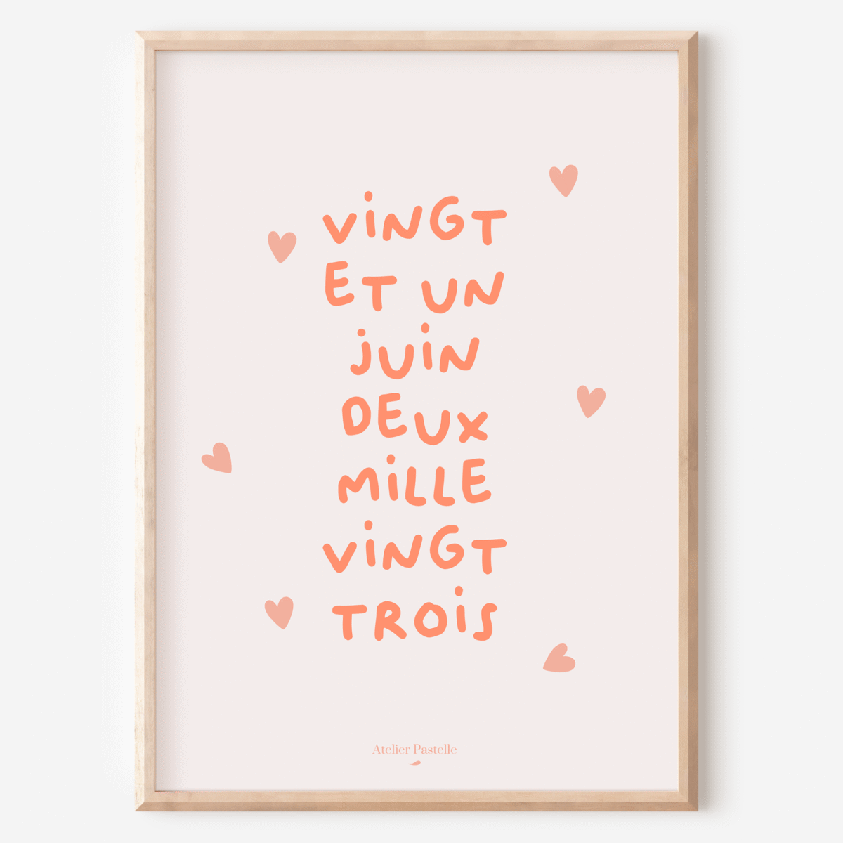 affiche date naissance bébé