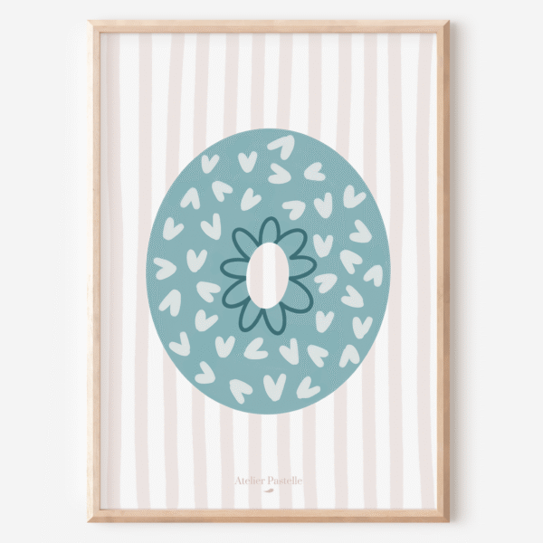 affiche enfant initale o